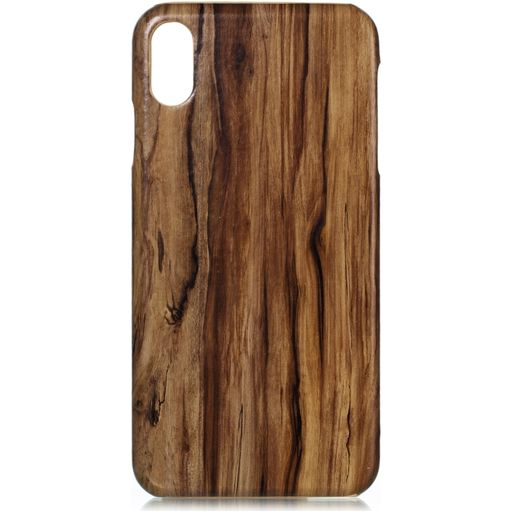 Mobigear Nature iPhone XS Max Hülle Flexibles TPU Backcover - Walnut