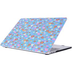 Mobigear Flowers MacBook Pro 15 Zoll (2016-2019) Hardshell Hülle Laptop Cover MacBook Case - Model 22 - Modell A1707 / A1990