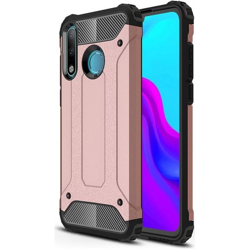 Mobigear Outdoor Huawei P30 Lite Hülle Hardcase Backcover Stoßfest - Roségold