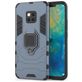 Mobigear Armor Ring Huawei Mate 20 Pro Hülle Hardcase Backcover Stoßfest mit Ringhalter - Marineblau