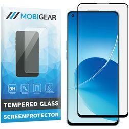 Mobigear Premium OPPO Reno 6 5G Panzerglas Gehärtetes Glas Displayschutz - Hüllenfreundlich - Schwarz