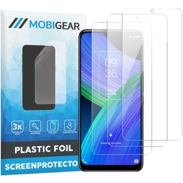 Mobigear TCL 20 R 5G Displayschutz Schutzfolie - Hüllenfreundlich (3er Pack)