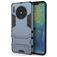 Mobigear Armor Stand Huawei Mate 30 Hülle Hardcase Backcover Stoßfest mit Ständer - Marineblau