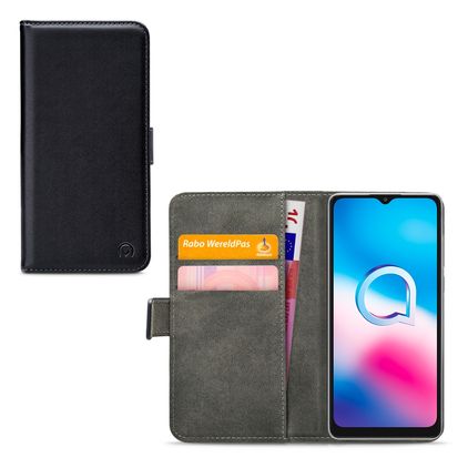Mobilize Classic Gelly Wallet Alcatel 3X (2020) Klapphülle Portemonnaie - Schwarz