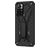 Mobigear Armor Stand POCO M4 Pro 5G Hülle Hardcase Backcover Stoßfest mit Ständer - Schwarz