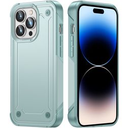 Mobigear Slim Armor iPhone 14 Pro Max Hülle Hardcase Backcover Stoßfest - Türkis