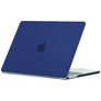 Mobigear Matte MacBook Air 13 Zoll (2022-2026) Hardcase Hülle MacBook Case - Dunkelblau - Model A2681 / A3113 / A3240 / A3449
