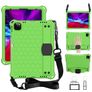 Mobigear HexStrap iPad Air 11 Zoll (2025) Hülle EVA Schaum Backcover + Schulterträger - Grün