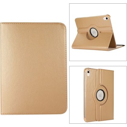 Mobigear DuoStand iPad 10 (2022) Drehbare Klapphülle - Gold