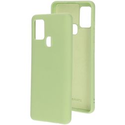 Mobiparts Samsung Galaxy A21s Silikon Hülle Backcover - Pistache Green