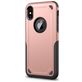 Mobigear Slim Armor iPhone XR Hülle Hardcase Backcover Stoßfest - Roségold