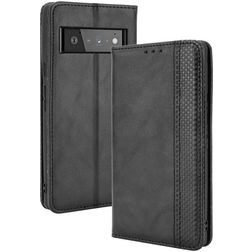 Mobigear Sensation Google Pixel 6 Pro Hülle Klapphülle Geldbörse - Schwarz
