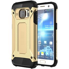 Mobigear Outdoor Samsung Galaxy S7 Hülle Hardcase Backcover Stoßfest - Gold
