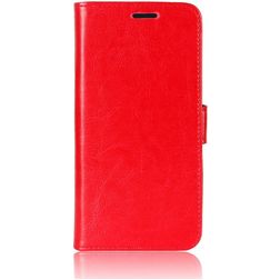 Mobigear Wallet Motorola One Fusion Plus Hülle Klapphülle Geldbörse - Rot