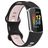Mobigear Sport Dual Silikon Fitbit Charge 5 Armband Drückerschließe - Schwarz / Pink