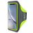 Mobiparts Comfort Fit Handyhalterung Joggen iPhone XR Sporthülle Neopren Sportarmband - Neon Green
