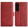 Mobigear Slim Magnet Samsung Galaxy S23 FE Hülle Klapphülle Geldbörse - Rot