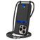 Mobigear Lanyard Card iPhone 16 Pro Silikon Handykette mit Kartenhalter - Schwarz