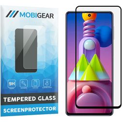 Mobigear Premium Samsung Galaxy M51 Panzerglas Displayschutz - Hüllenfreundlich - Schwarz