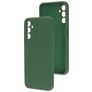 Mobiparts Samsung Galaxy A14 Silikon Hülle Backcover - Forest Green