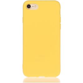 Mobigear Colors iPhone 7 Hülle Flexibles TPU Backcover - Gelb
