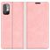 Mobigear Retro Slim POCO M3 Pro Hülle Klapphülle Geldbörse - Pink