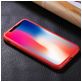 Mobigear FlexGuard iPhone XS Hülle Flexibles TPU Backcover - Rot