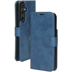 Mobiparts Classic Wallet Samsung Galaxy S23 FE Hülle Klapphülle Geldbörse - Steel Blue