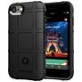 Mobigear Rugged Shield iPhone SE (2020) Hülle Flexibles TPU Backcover Stoßfest - Schwarz