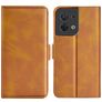 Mobigear Slim Magnet OPPO Reno 8 5G Hülle Klapphülle Geldbörse - Cognac