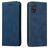 Mobigear Retro Slim Samsung Galaxy A51 Hülle Klapphülle - Blau