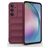 Mobigear Bumpy Samsung Galaxy A55 Hülle Flexibles TPU Backcover - Rot