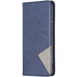 Mobigear Rhombus Slim Xiaomi 12X Hülle Klapphülle - Blau