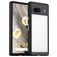 Mobigear Crystal Google Pixel 7a Hülle Hardcase Backcover - Transparent / Schwarz