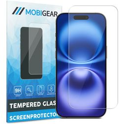 Mobigear iPhone 16 Plus Panzerglas Gehärtetes Glas Displayschutz - Hüllenfreundlich