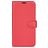 Mobigear Classic Samsung Galaxy M22 Hülle Klapphülle Geldbörse - Rot