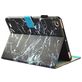Mobigear Marble iPad 6 (2018) Hülle Klapphülle - Schwarz