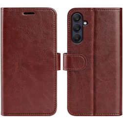 Mobigear Classic Samsung Galaxy A26 Hülle Klapphülle Geldbörse - Braun