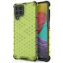 Mobigear Honeycomb Samsung Galaxy M53 Hardcase Backcover Shockproof - Grün