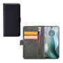 Mobilize Classic Gelly Wallet Motorola Moto E14 Hülle Klapphülle Geldbörse - Schwarz
