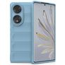 Mobigear Bumpy HONOR 70 Hülle Flexibles TPU Backcover - Blau