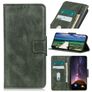 Mobigear Classy Samsung Galaxy S21 FE Hülle Klapphülle Geldbörse - Grün