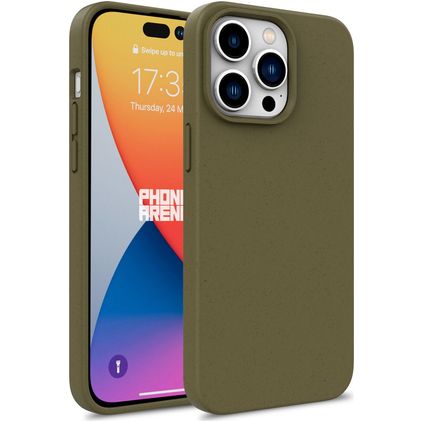 Mobigear Bio iPhone 16 Pro Hülle Umweltfreundliches Backcover - Grün