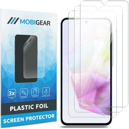 Mobigear Samsung Galaxy A36 Displayschutz Schutzfolie - Hüllenfreundlich (3er Pack)