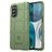 Mobigear Rugged Shield Motorola Moto G82 Hülle Flexibles TPU Backcover Stoßfest - Grün