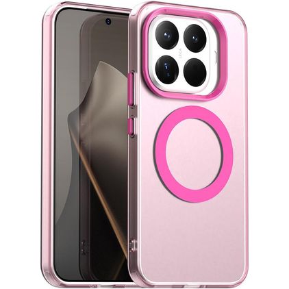 Mobigear Shockproof Xiaomi 15T Pro MagSafe Hülle Hardcase Backcover - Pink