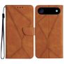 Mobigear Stitch iPhone Air Hülle Klapphülle Geldbörse - Braun