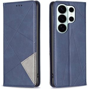 Mobigear Rhombus Slim Samsung Galaxy S26 Ultra Hülle Klapphülle - Blau