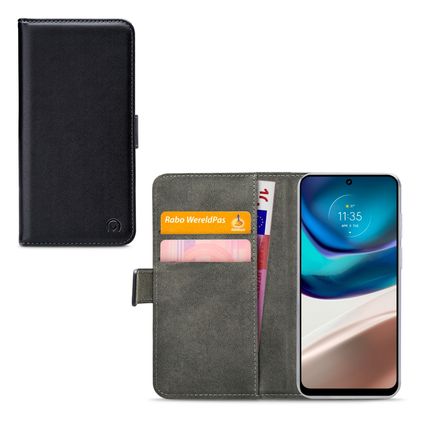 Mobilize Classic Gelly Wallet Motorola Moto G42 Hülle Klapphülle Geldbörse - Schwarz