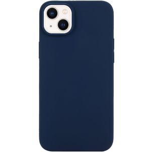 Mobigear Colors iPhone 14 Plus Hülle Flexibles TPU Backcover - Marineblau